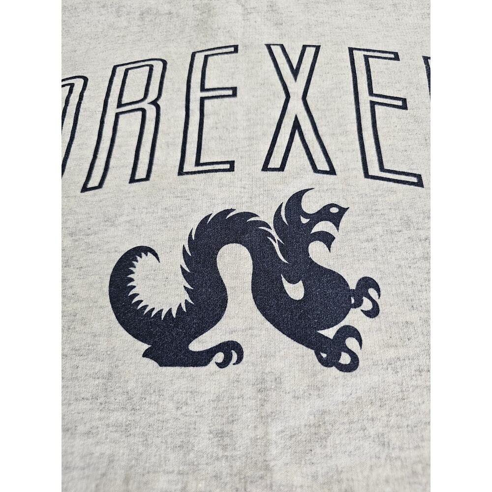 Champion Drexel University Oatmeal Crewneck Sweatshirt Size Large - Picture 5 of 10